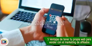 pagina web para vender con marketing de afiliados